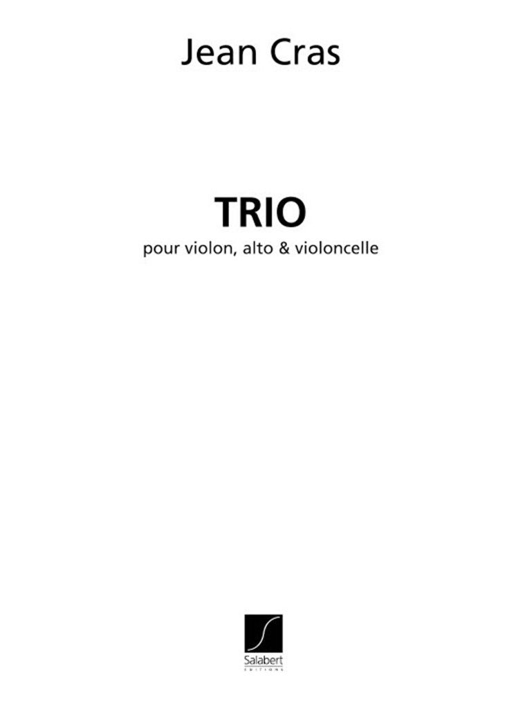 Trio, Pour Violon, Alto Et Violoncelle